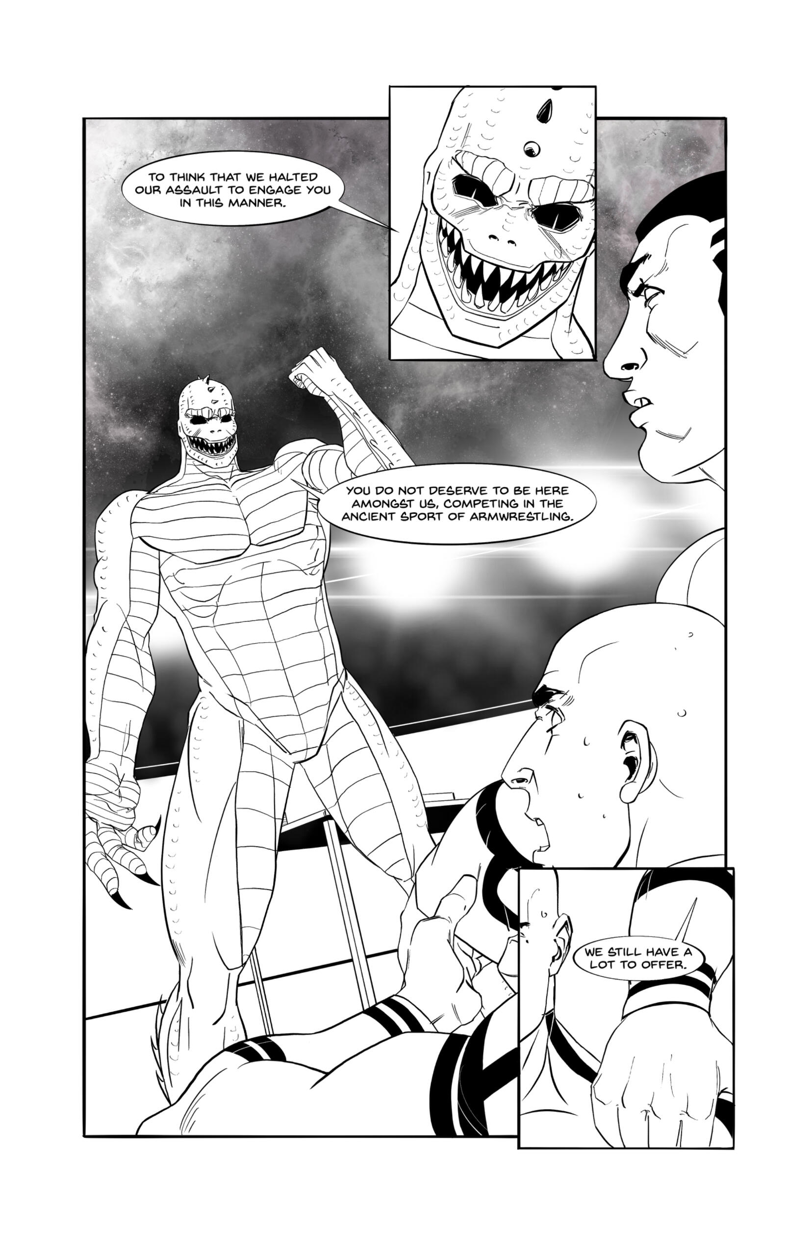 Intergalactic Arm Wars Issue #1 Page 5 Preview IAW Issue #1 Preview